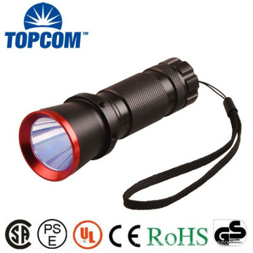 TP-SA-8UV Aluminum LED 365nm Purple Light UV Flashlight